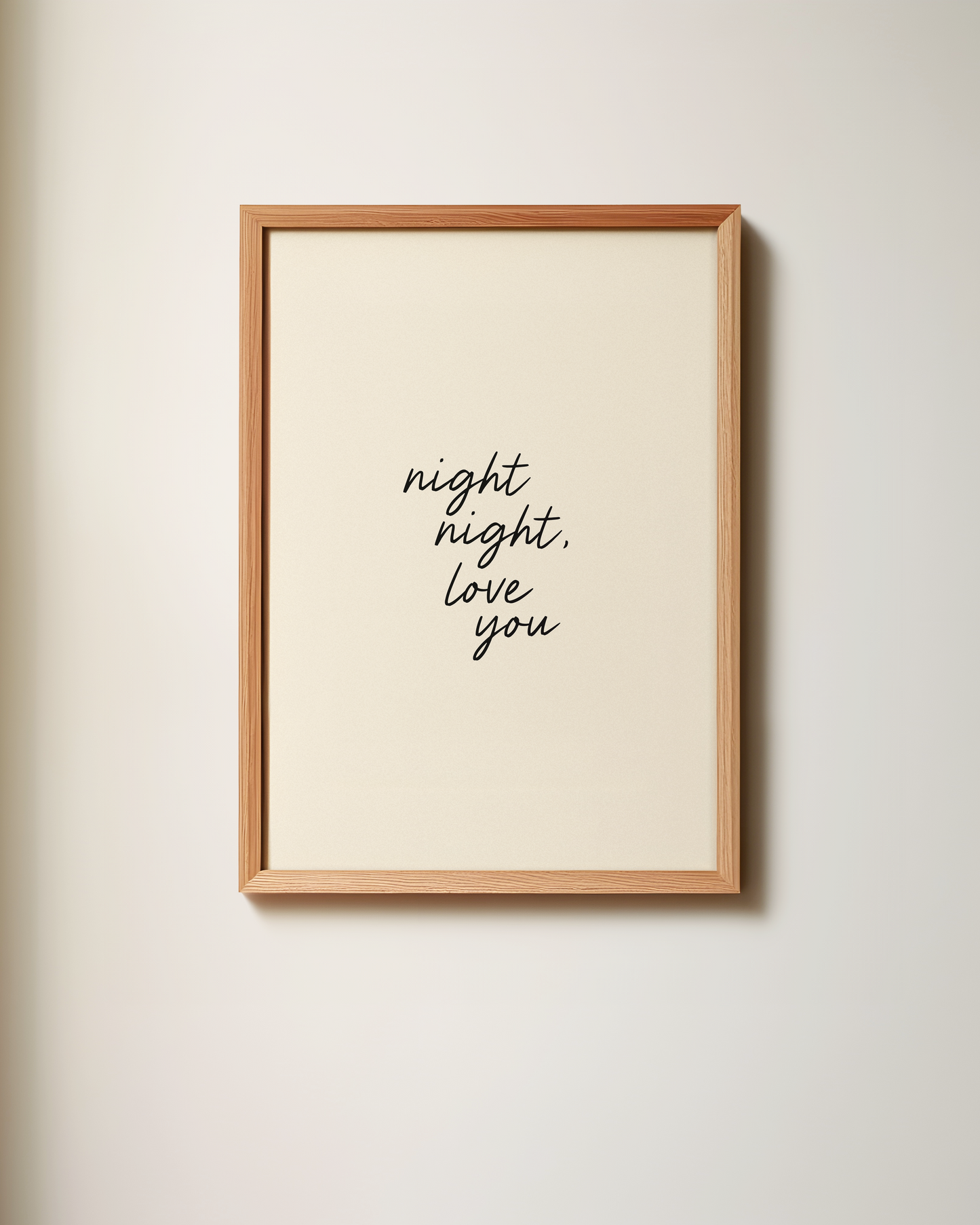 Night Night, Love You | Art Print