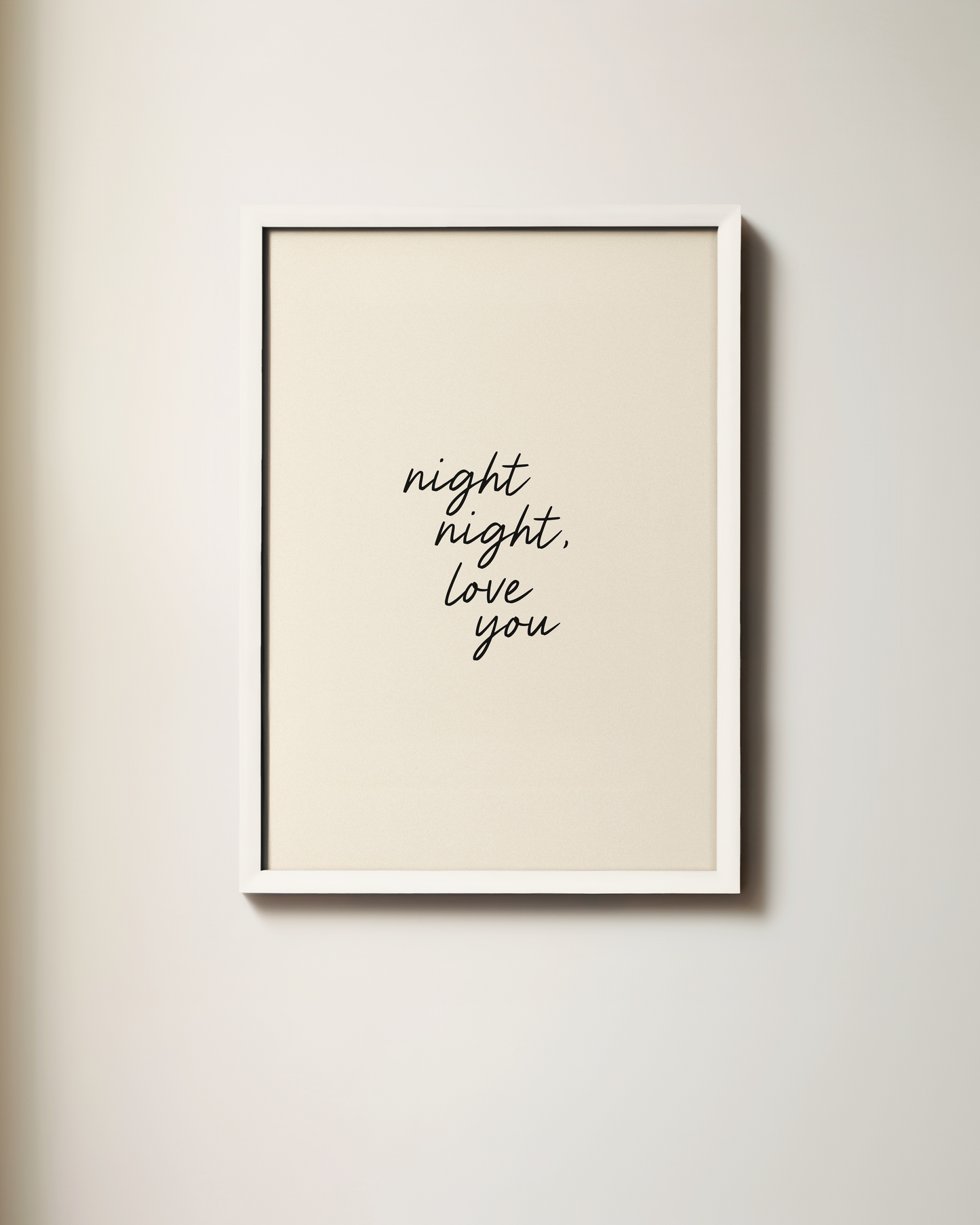 Night Night, Love You | Art Print