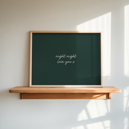 Night Night, Love You | Art Print