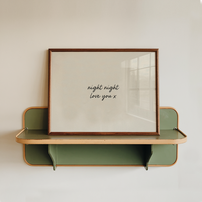 Night Night, Love You | Art Print
