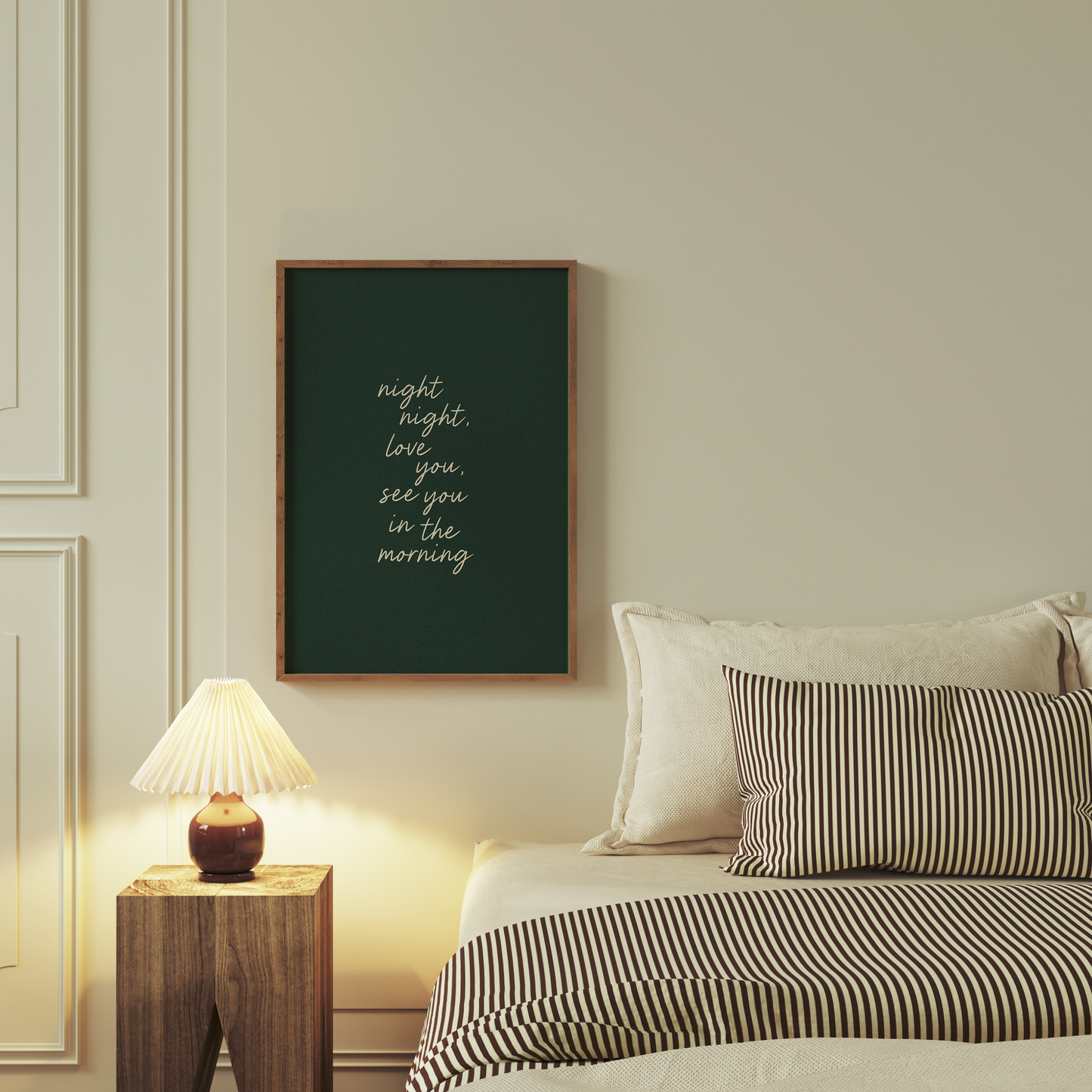 Night Night, Love You, See You In The Morning | Art Print