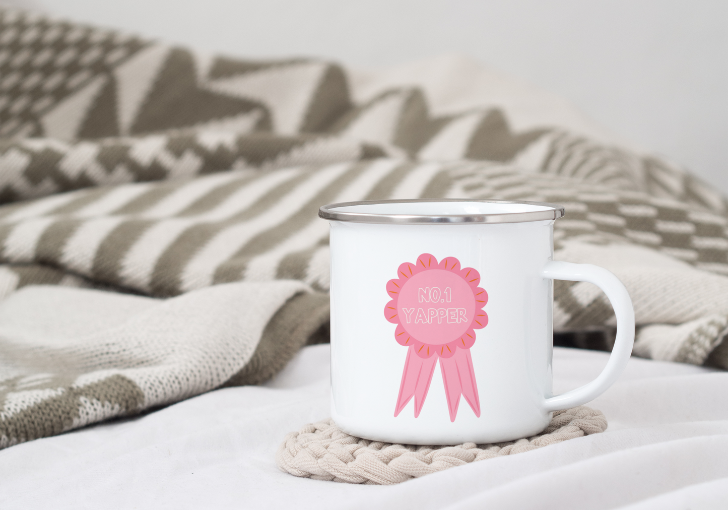 No.1 Yapper | Enamel Mug