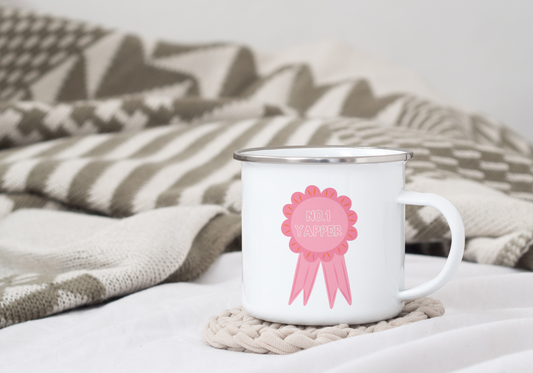 No.1 Yapper | Enamel Mug