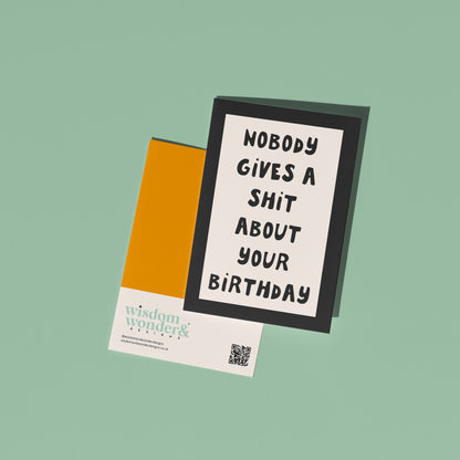 Nobody Gives a Shit | Greeting Card