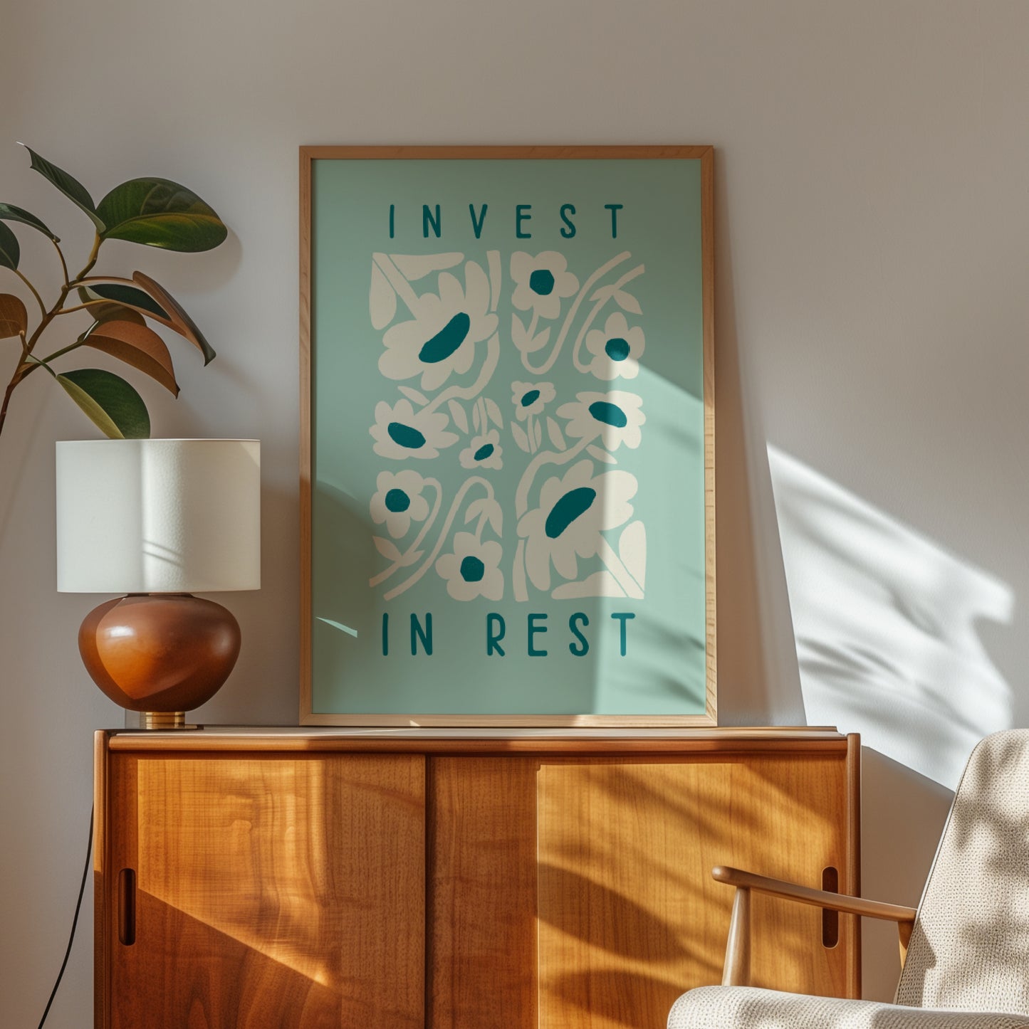 Invest In Rest | Peppermint | Art Print