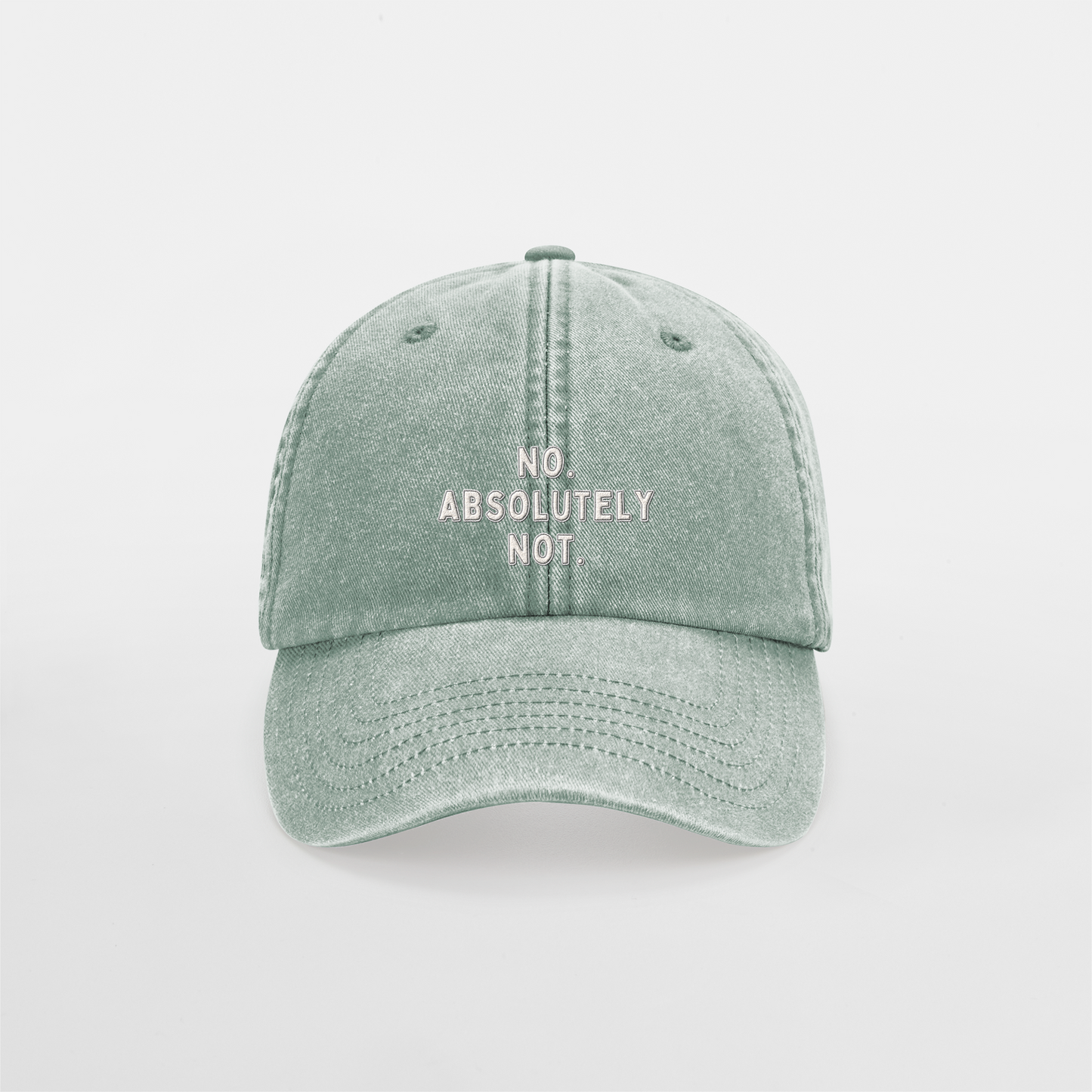 No. Absolutely Not. | Vintage Low Profile Cap