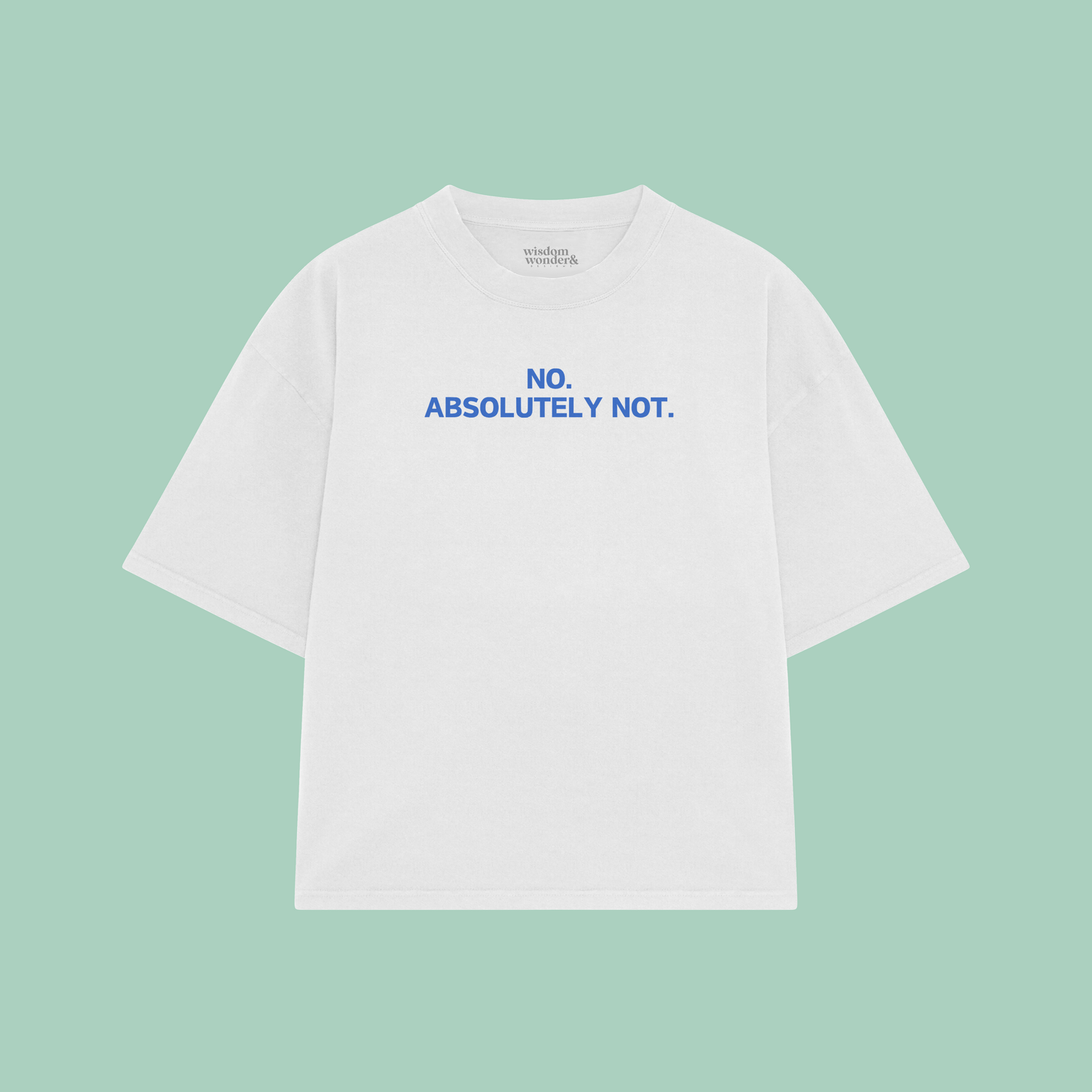 No. Absolutely Not. | Boxy T Shirt