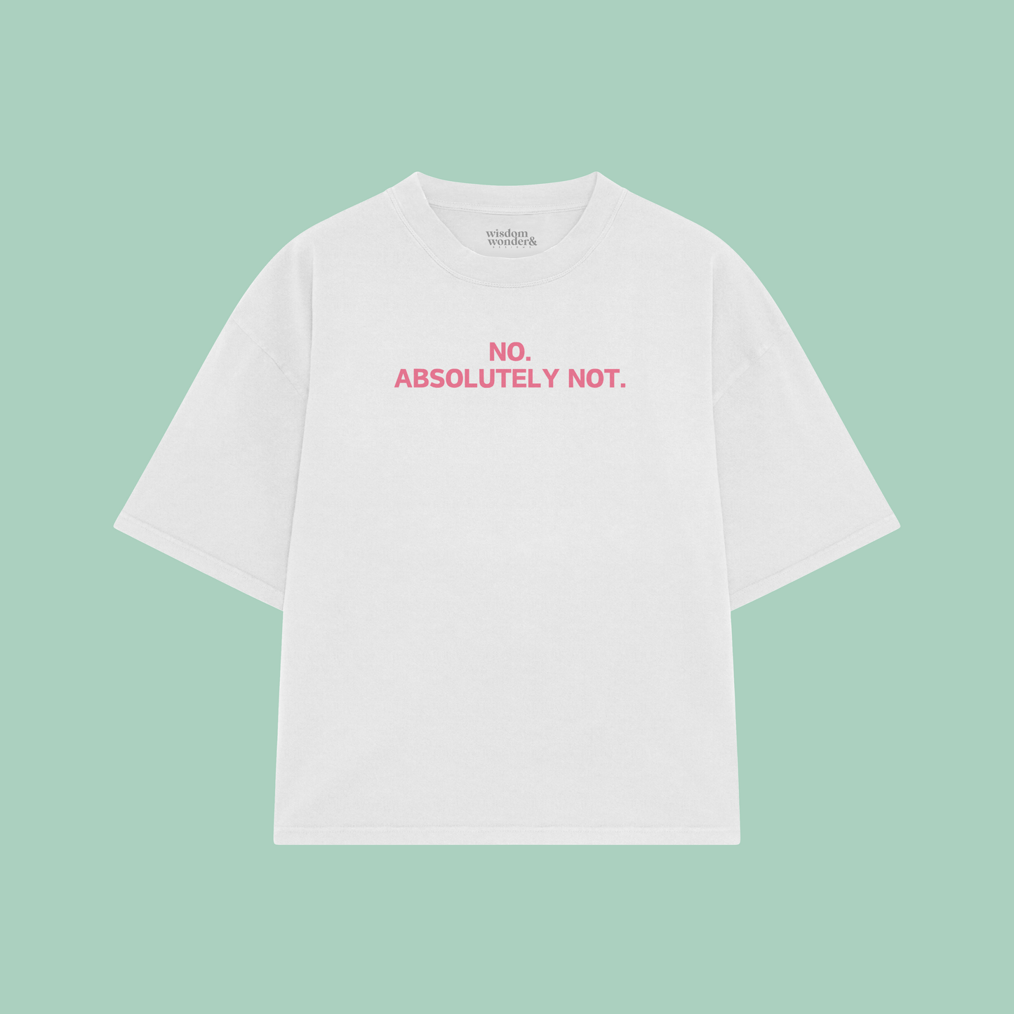 No. Absolutely Not. | Boxy T Shirt