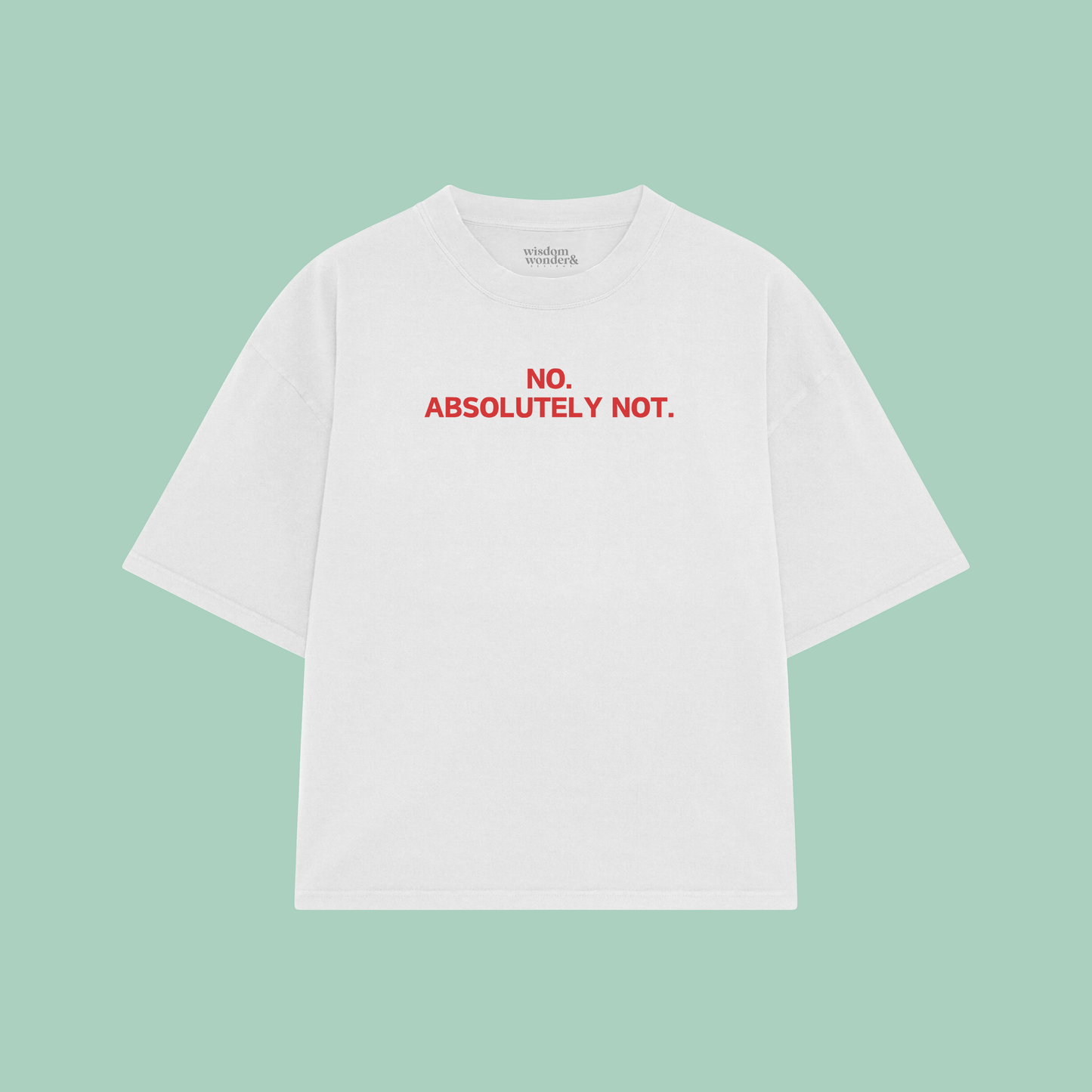 No. Absolutely Not. | Boxy T Shirt