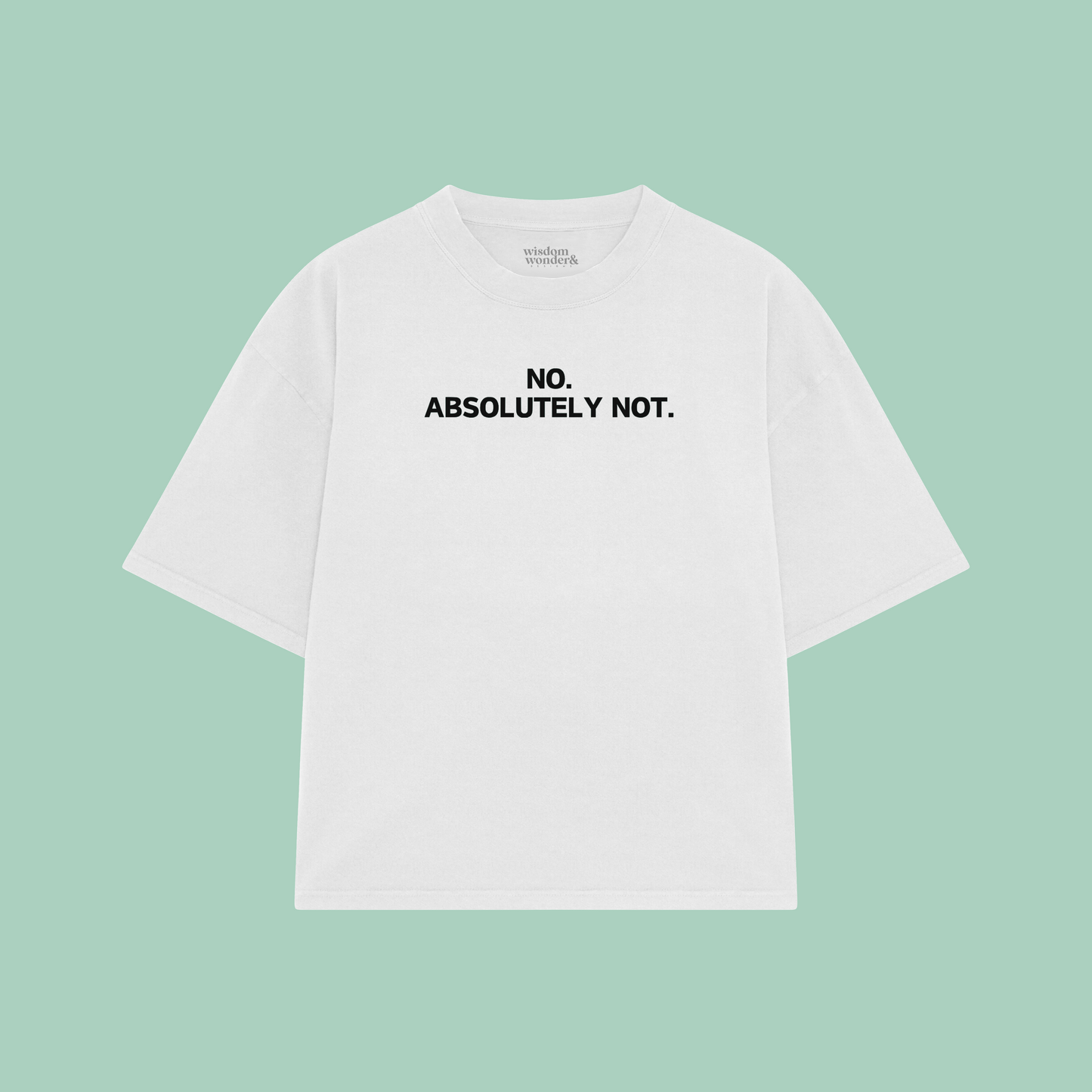 No. Absolutely Not. | Boxy T Shirt