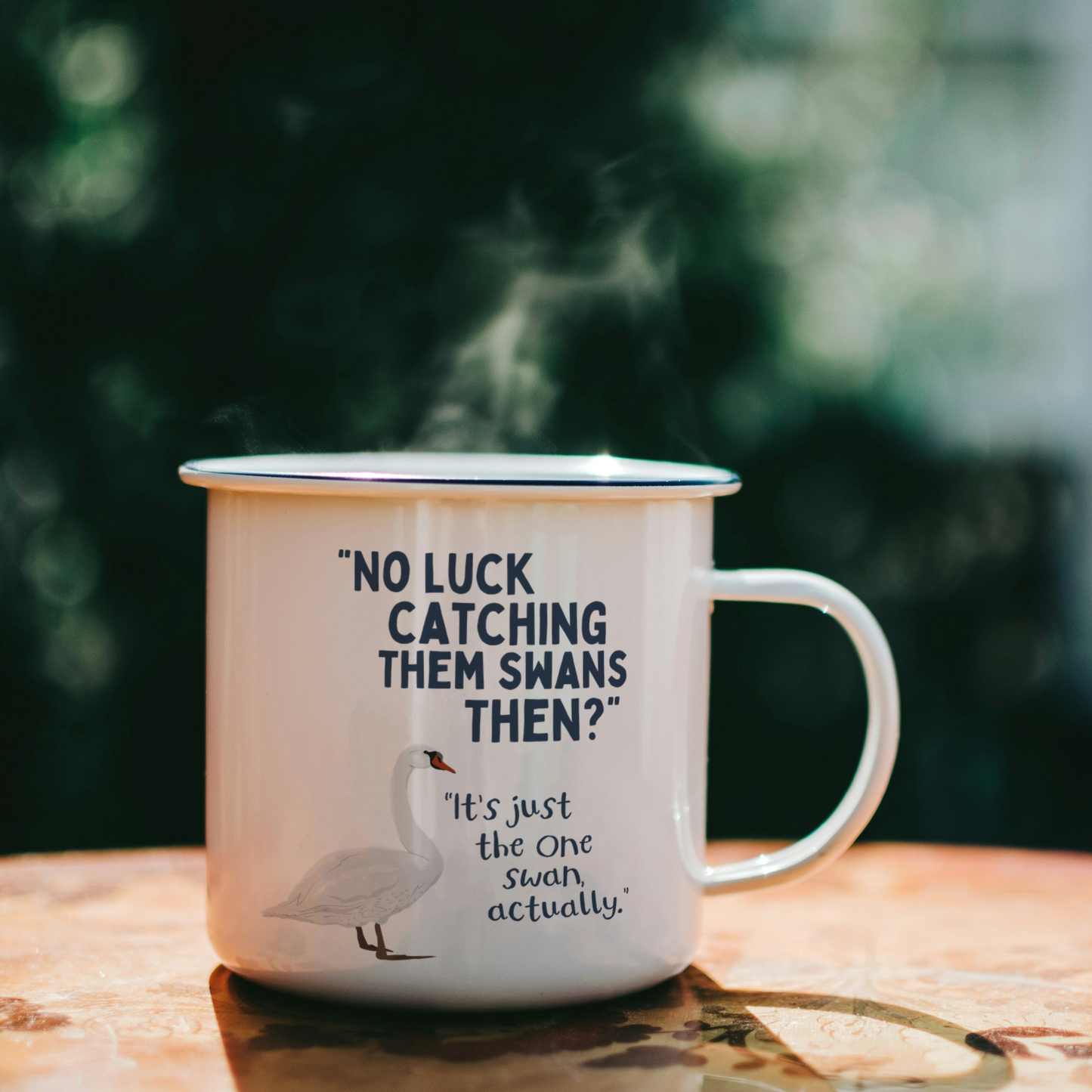No Luck Catching Them Swans Then | Mug