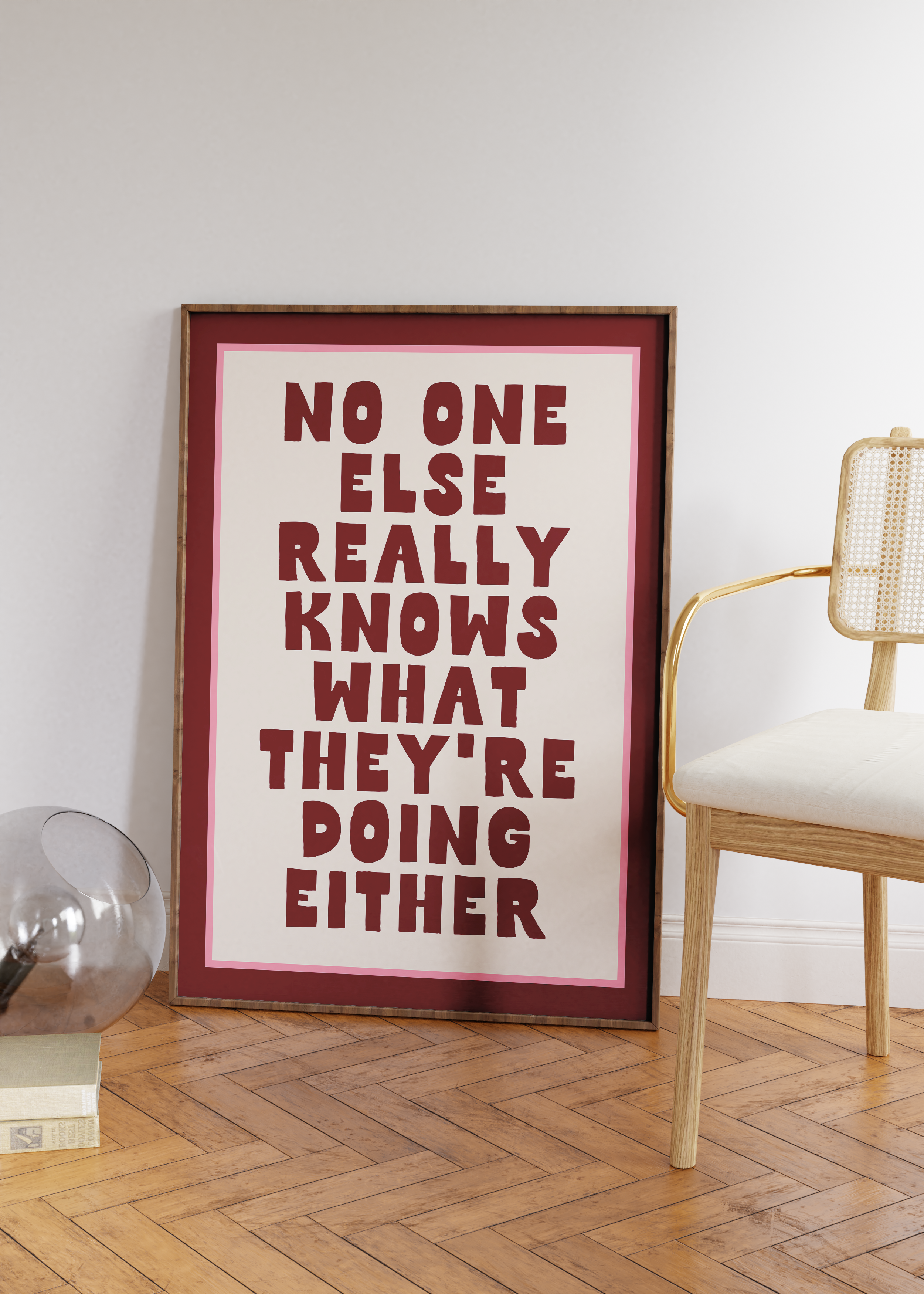 WISDOM & WONDER DESIGNS X MIND | No One Else Really Knows What They're Doing Either | Art Print
