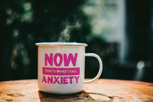 Now That's What I Call Anxiety | Enamel Mug