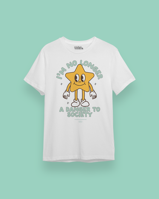 I'm No Longer A Danger To Society | Organic Unisex T Shirt