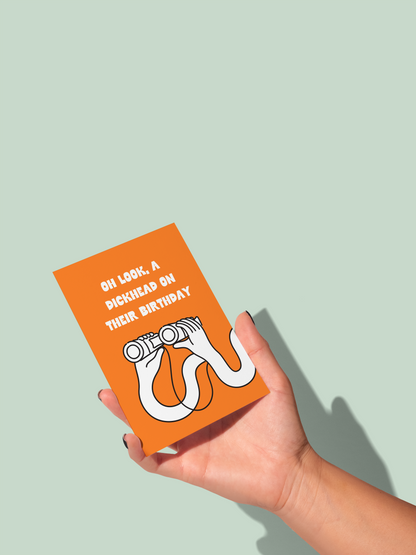 Oh Look A Dickhead | Greeting Card