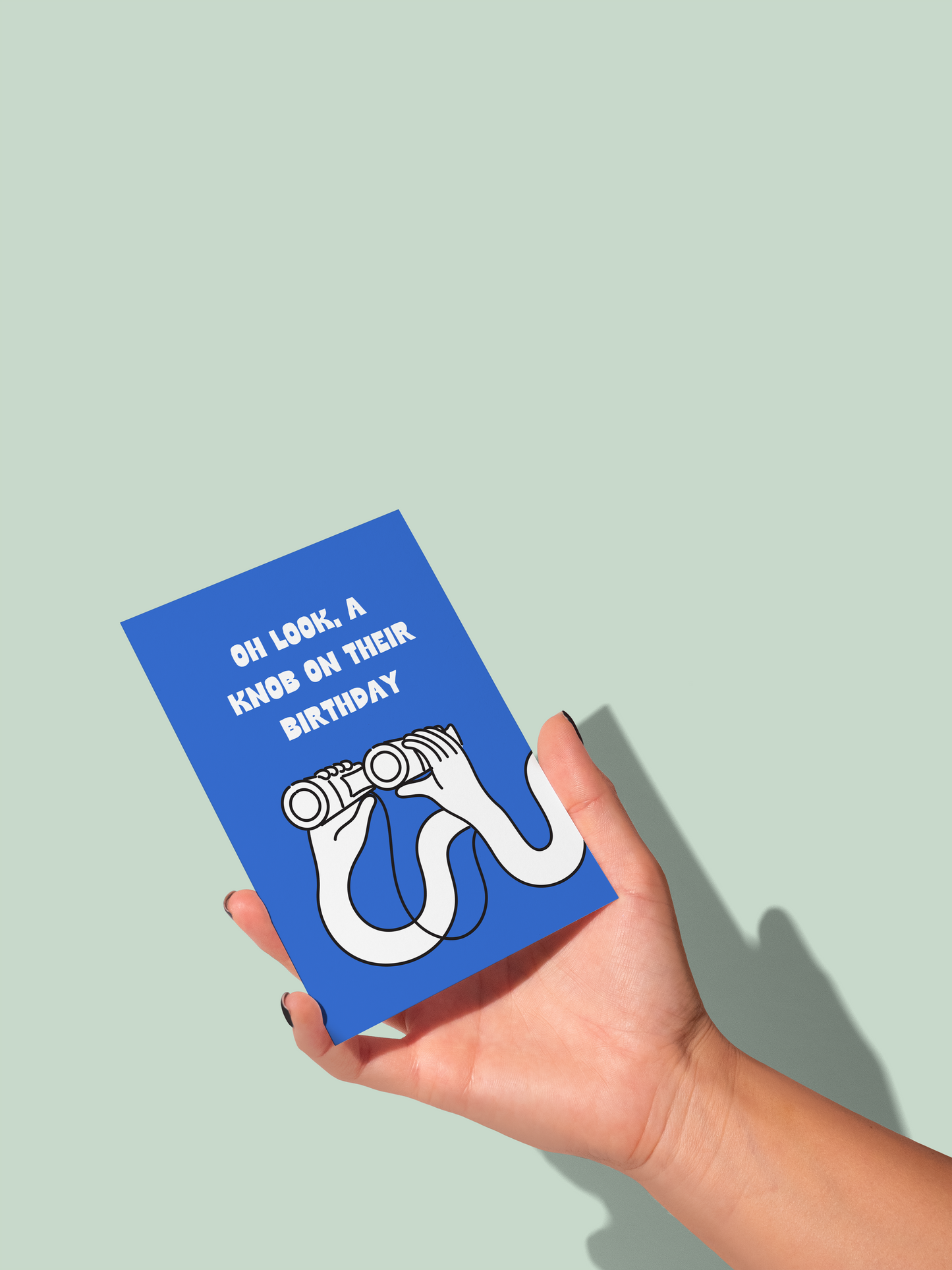 Oh Look A Knob | Greeting Card