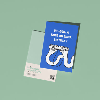 Oh Look A Knob | Greeting Card