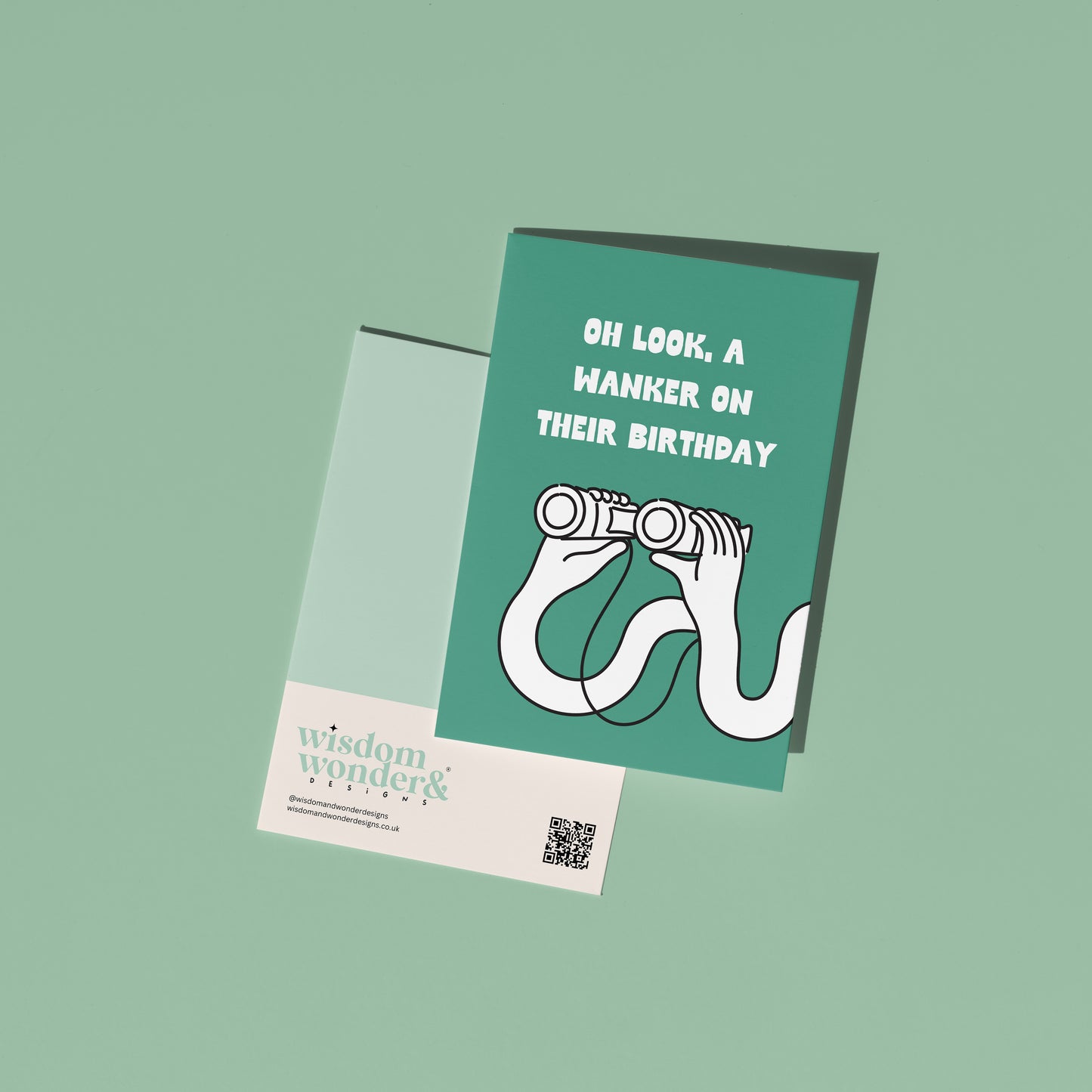 Oh Look A Wanker | Greeting Card