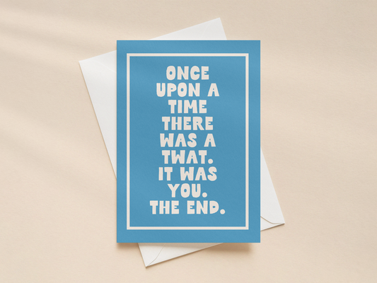 Once Upon A Time | Greeting Card