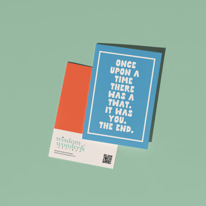 Once Upon A Time | Greeting Card