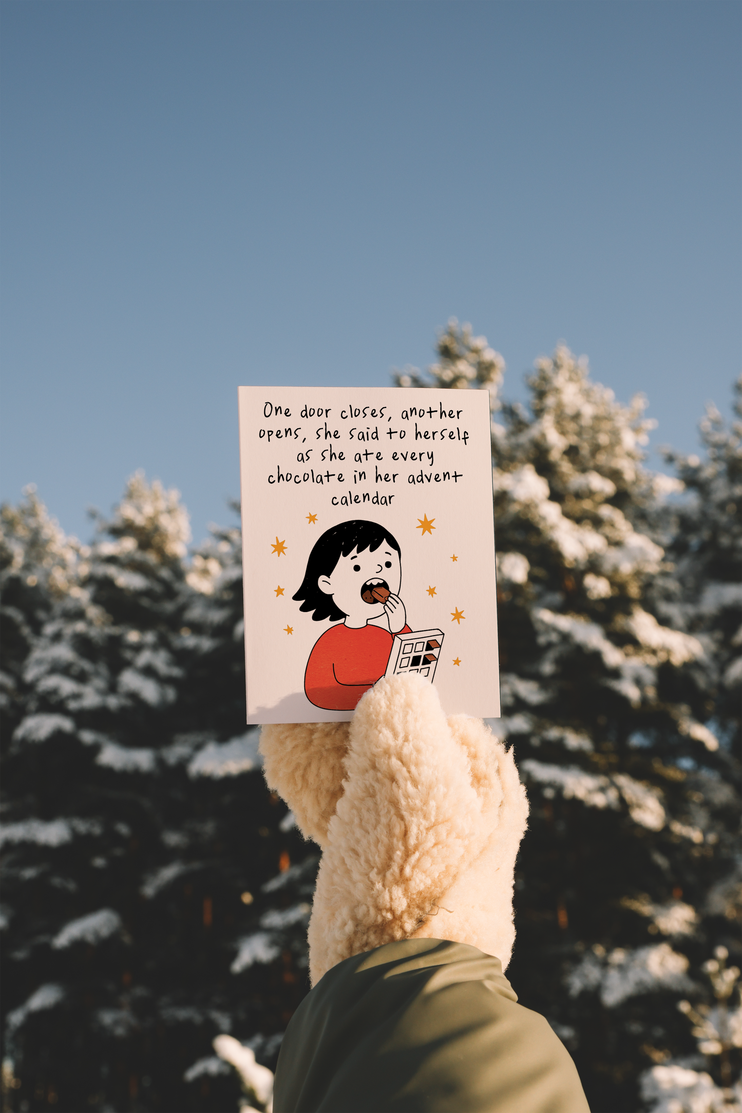 One Door Closes, Another Door Opens | Christmas Card