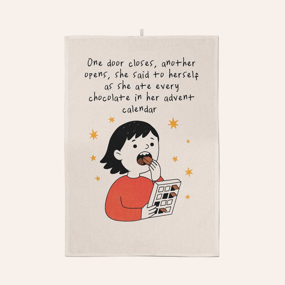 One Door Closes | Christmas Tea Towel