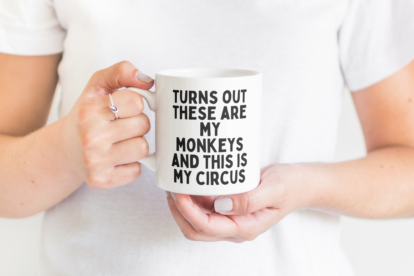 Turns Out These Are My Monkeys And This Is My Circus | Black | Ceramic Mug