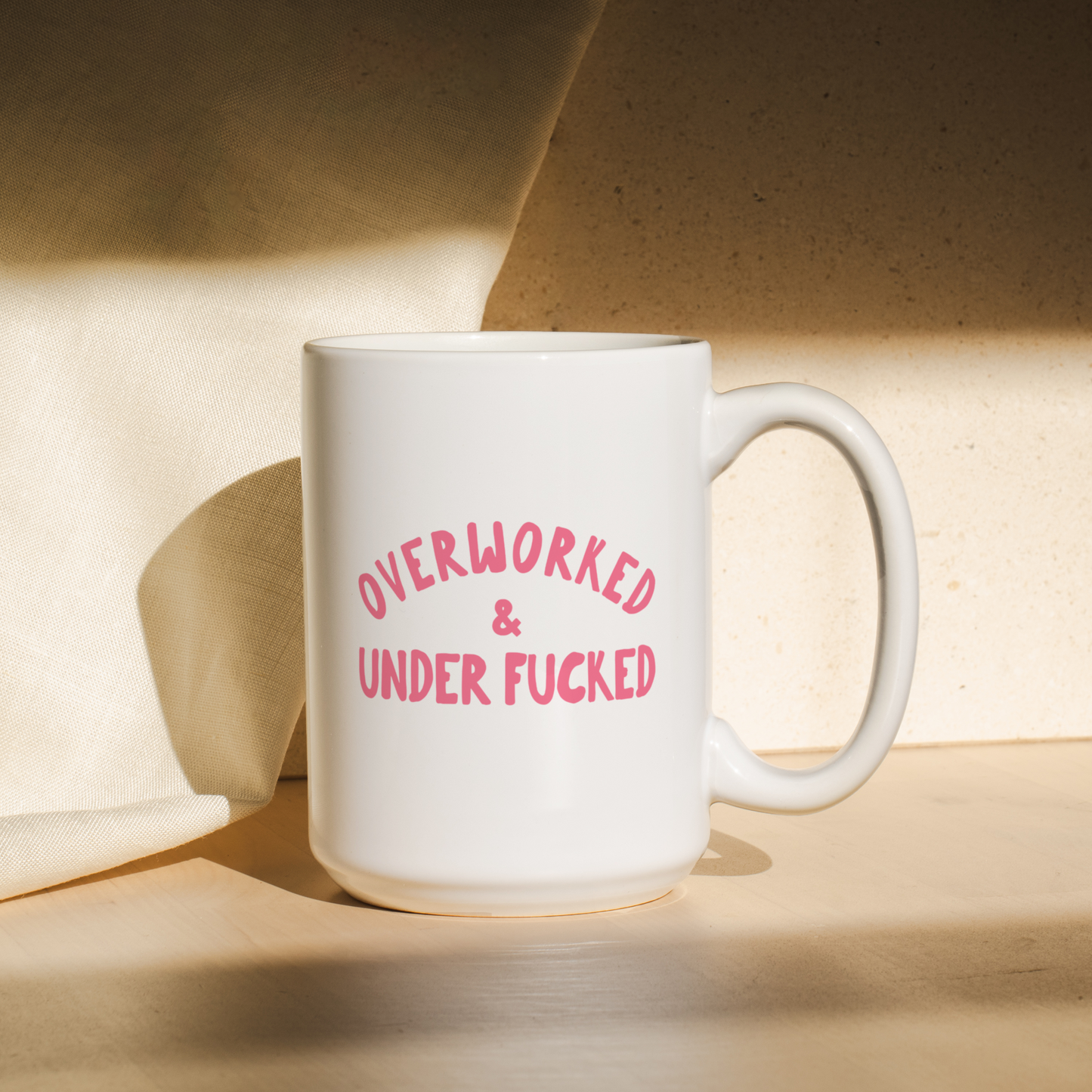 Overworked & Underfucked | Mug