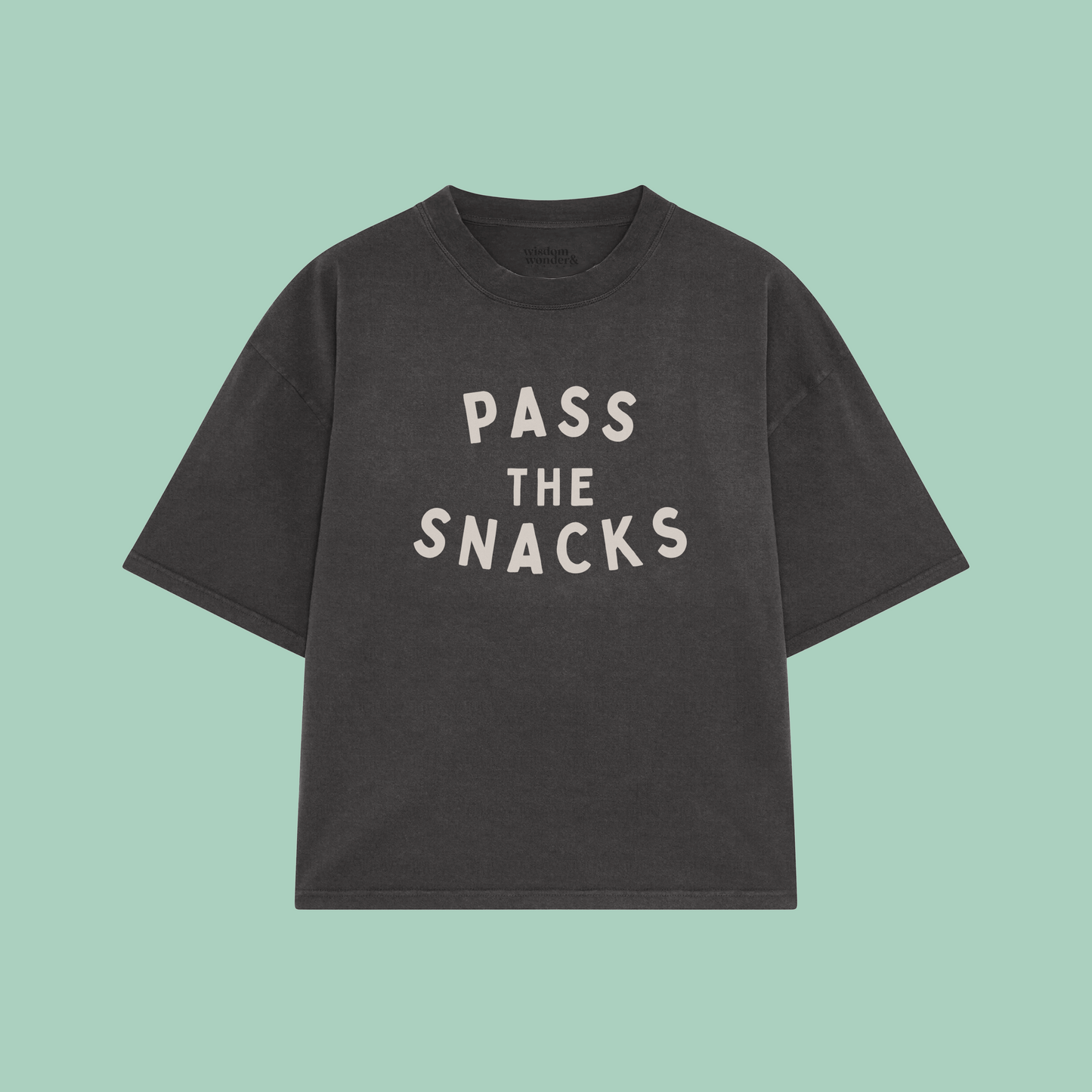 Pass The Snacks | Boxy T Shirt