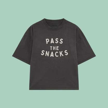 Pass The Snacks | Boxy T Shirt