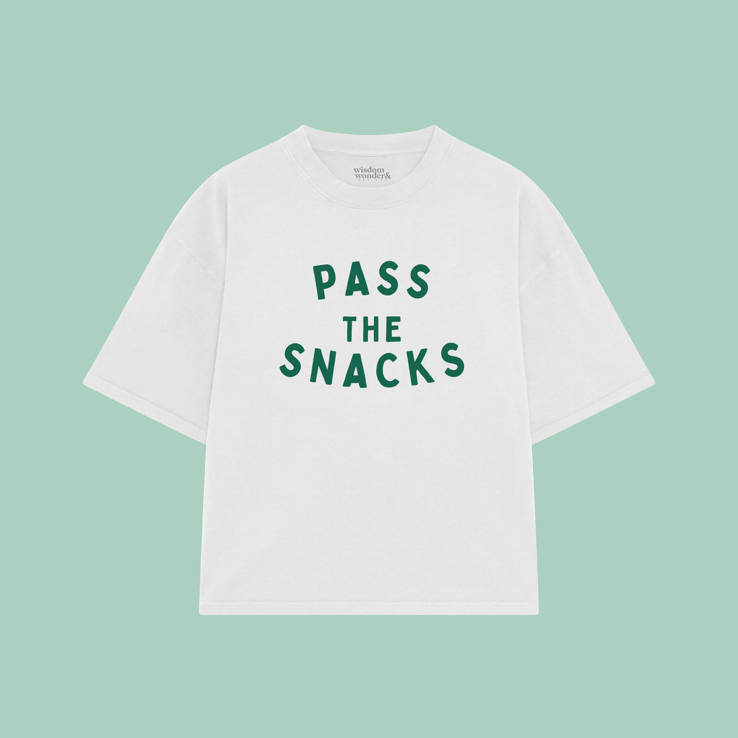 Pass The Snacks | Boxy T Shirt