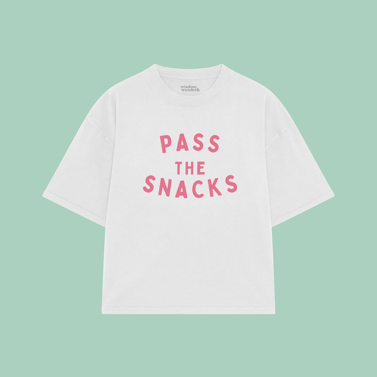 Pass The Snacks | Boxy T Shirt
