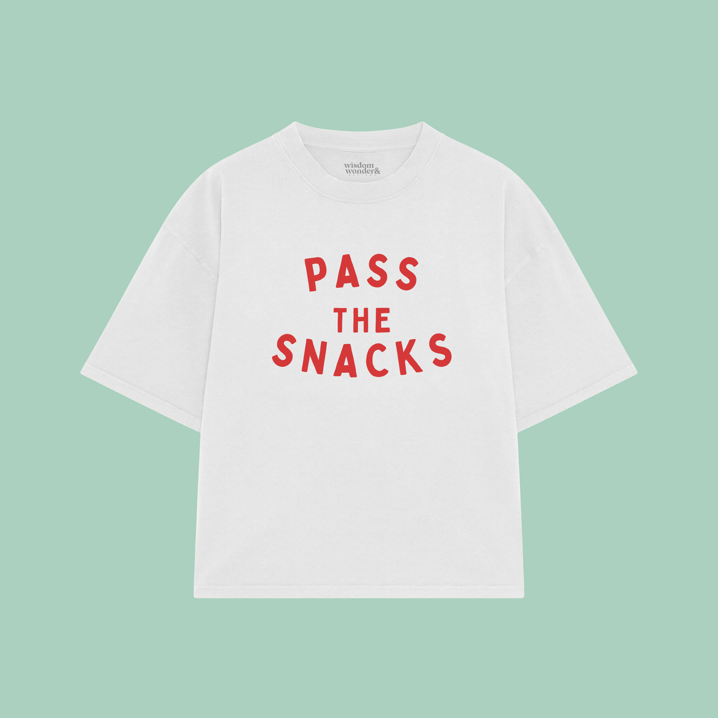 Pass The Snacks | Boxy T Shirt