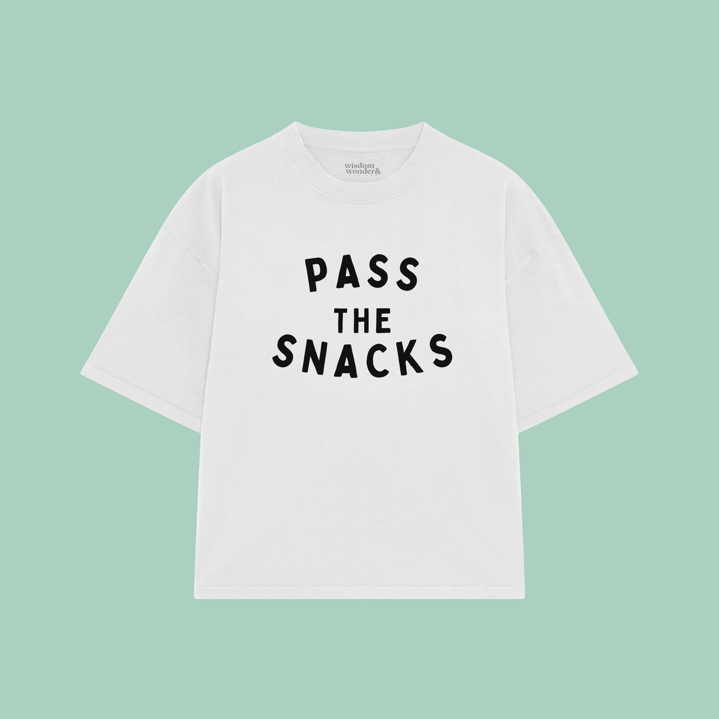 Pass The Snacks | Boxy T Shirt