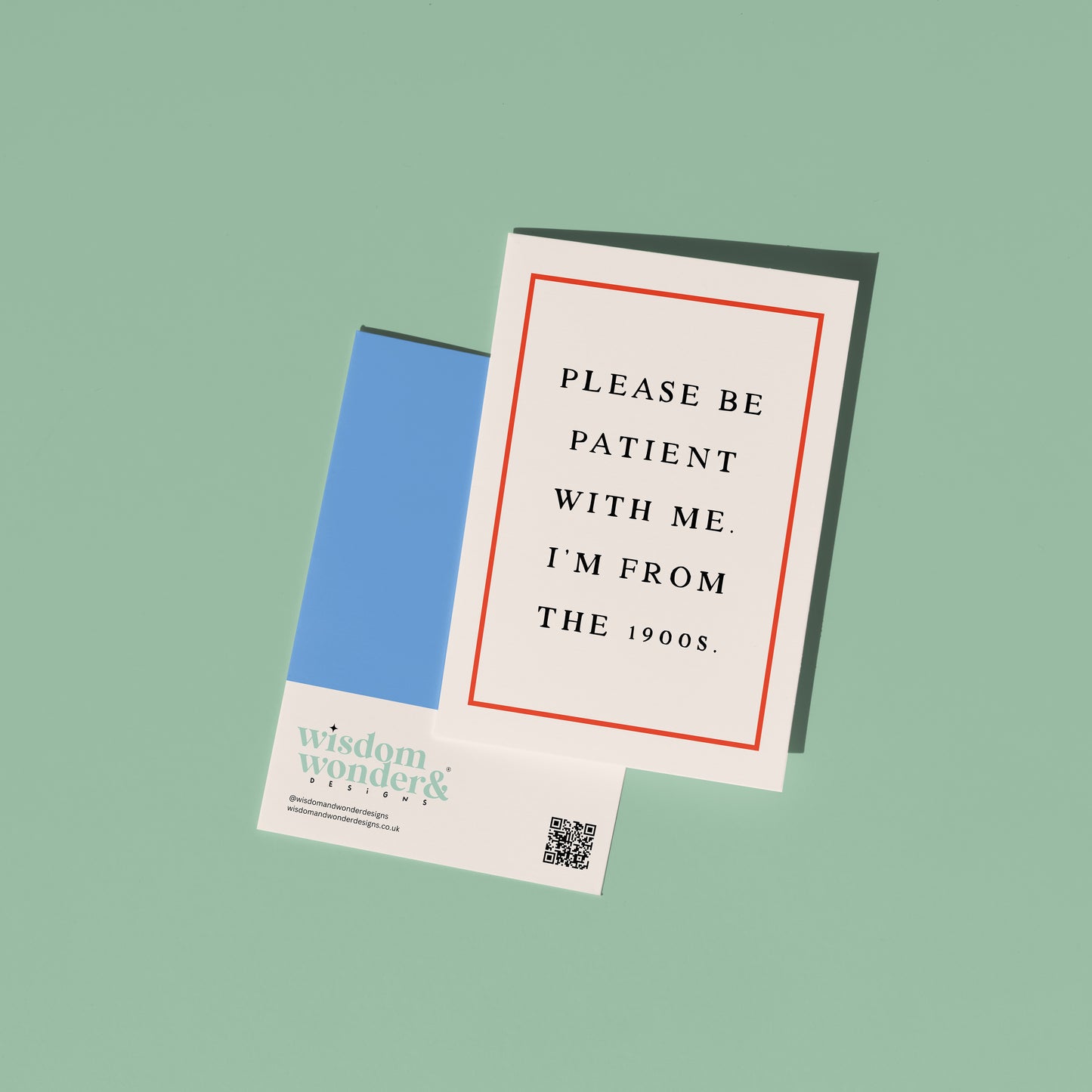 Please Be Patient With Me | Greeting Card