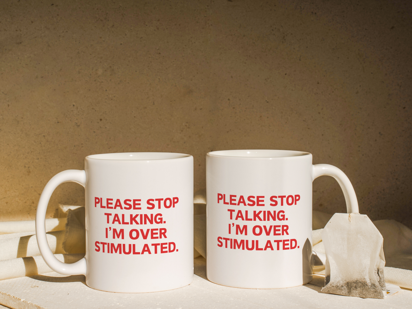 Please Stop Talking. I'm Over Stimulated | Mug