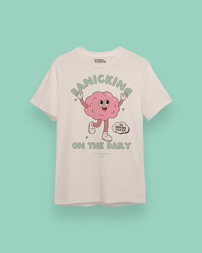 Panicking On The Daily | Organic Unisex T Shirt