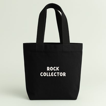 Rock Collector | Embroidered Mini Tote Bag
