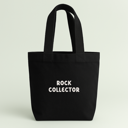 Rock Collector | Embroidered Mini Tote Bag