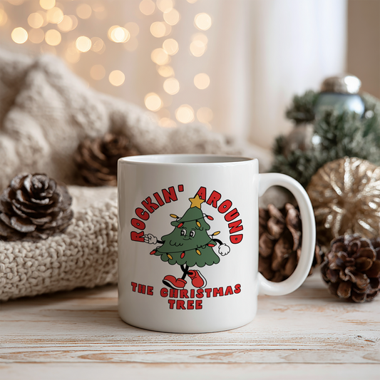 Rockin' Around The Christmas Tree | Ceramic Christmas Mug