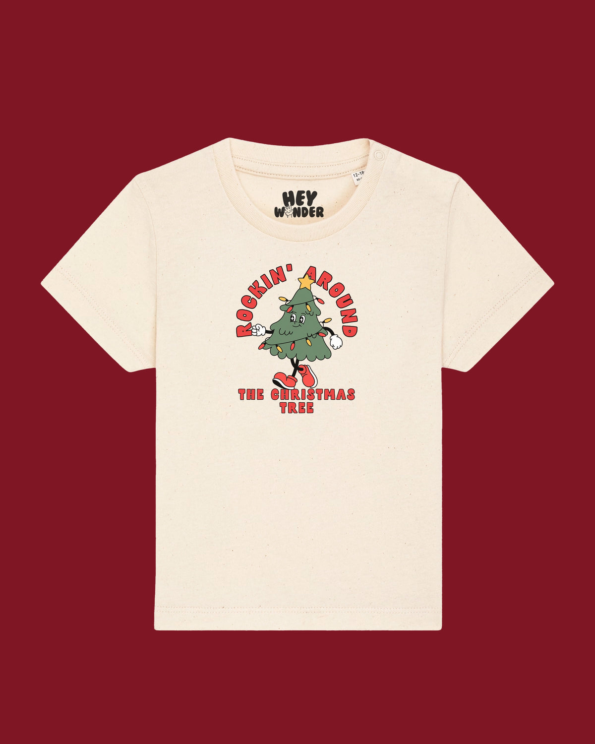 Christmas Baby T Shirt | Rockin Around The Christmas Tree
