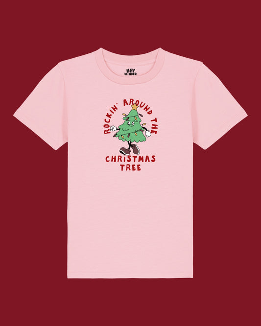 Rockin' Around The Christmas Tree | Kids Christmas T Shirt