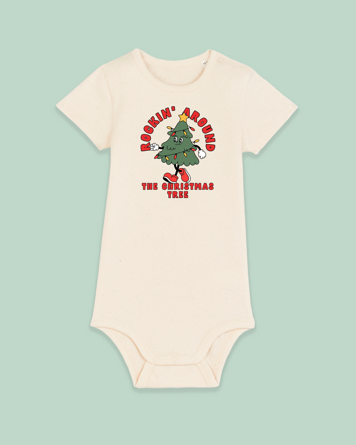 Christmas Baby Bodysuit | Rockin Around The Christmas Tree