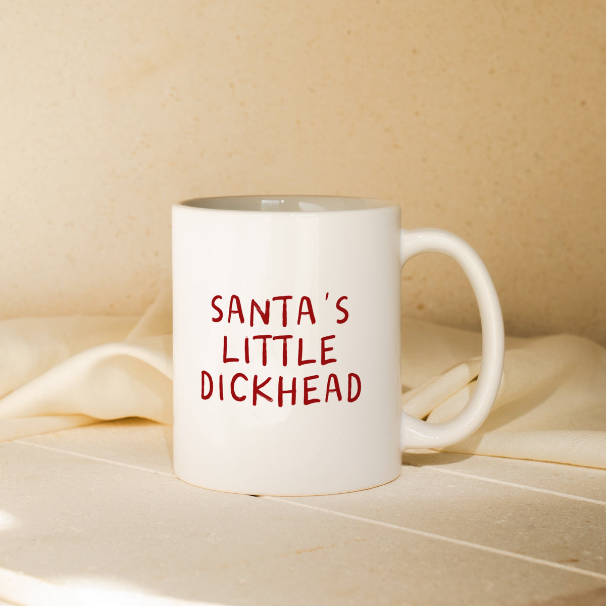 Santa's Little Dickhead | Christmas Mug