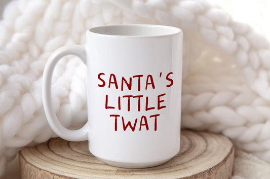 Santa's Little Twat | Christmas Mug