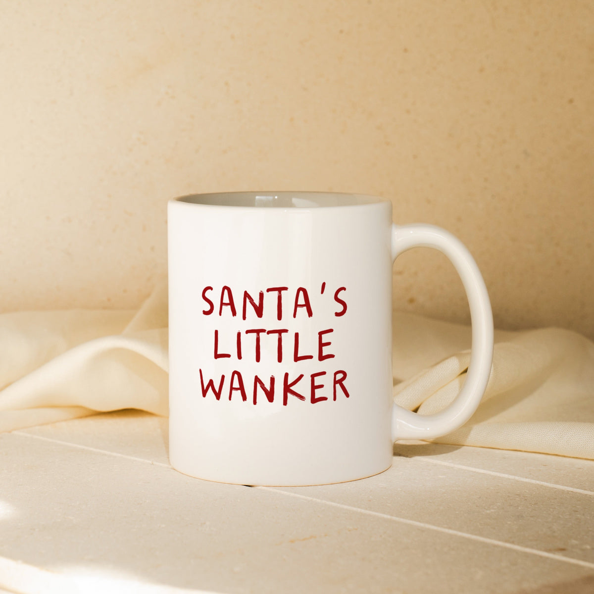 Santa's Little Wanker | Christmas Mug