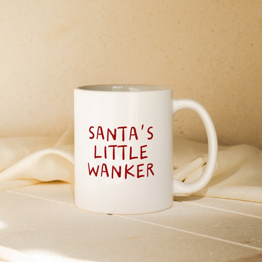 Santa's Little Wanker | Christmas Mug