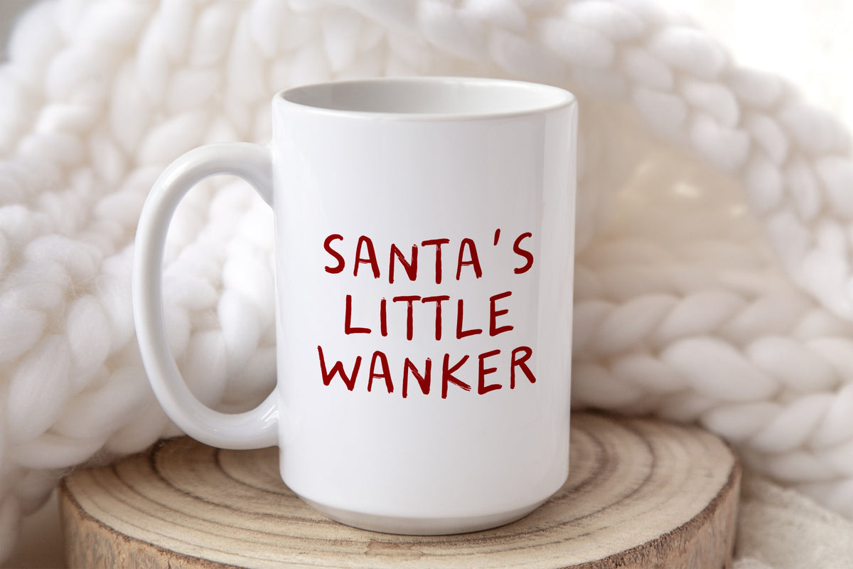 Santa's Little Wanker | Christmas Mug