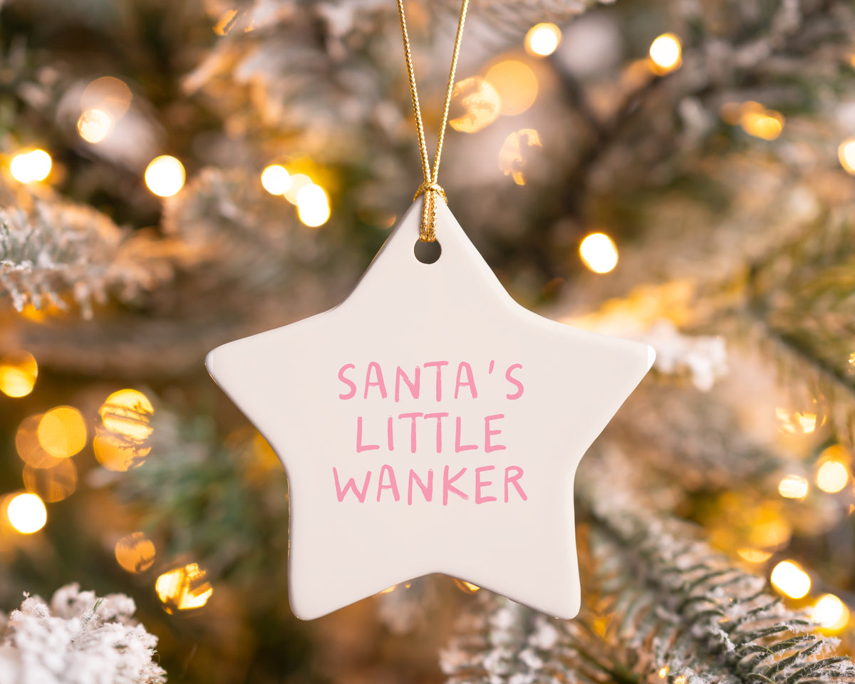 Christmas Bauble | Santa's Little Wanker
