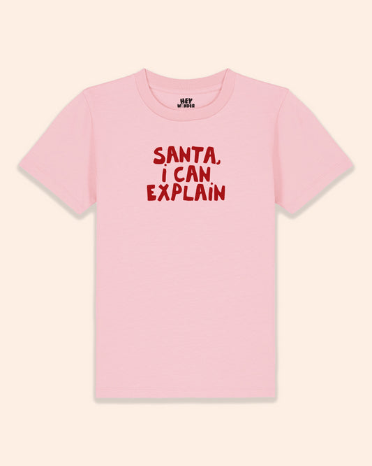 Santa, I Can Explain | Kids Christmas T Shirt